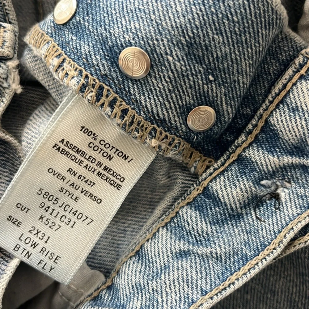 Vintage Polo Ralph Lauren Low-rise Jeans w Button Fly Womens Size 2